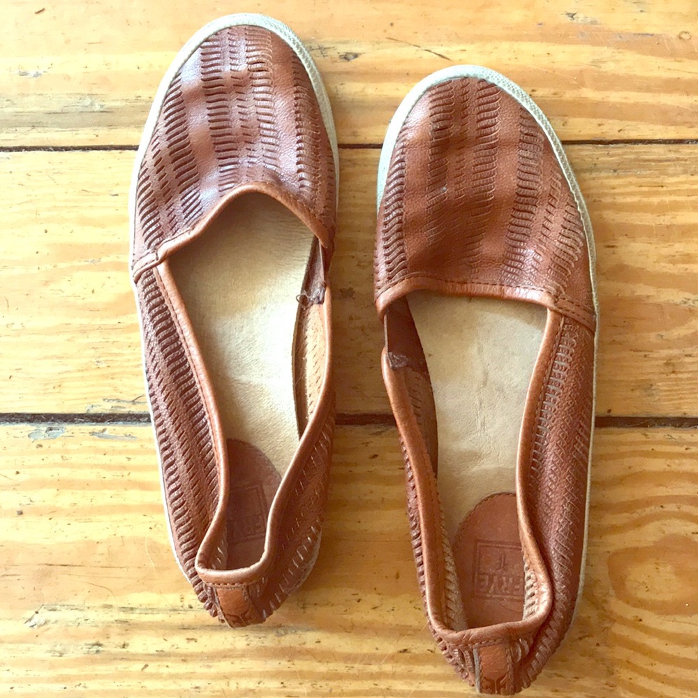 Frye leather flats